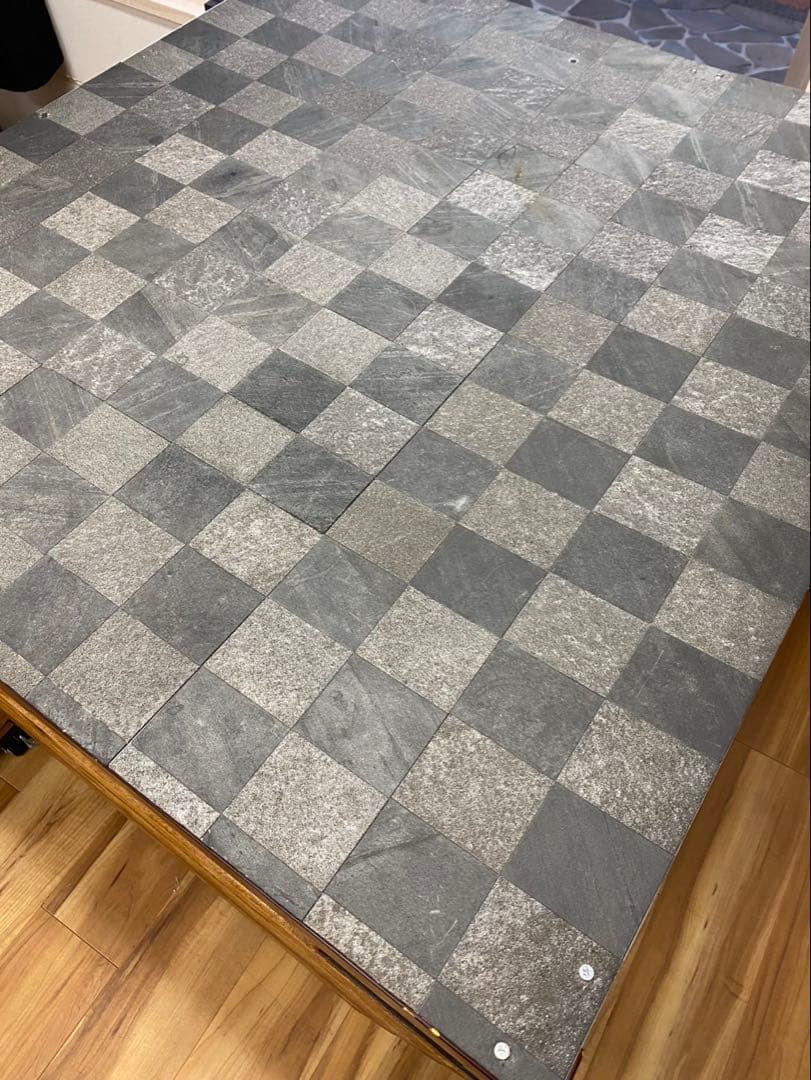 跳び箱をリメイク収納可能テーブルと椅子セット