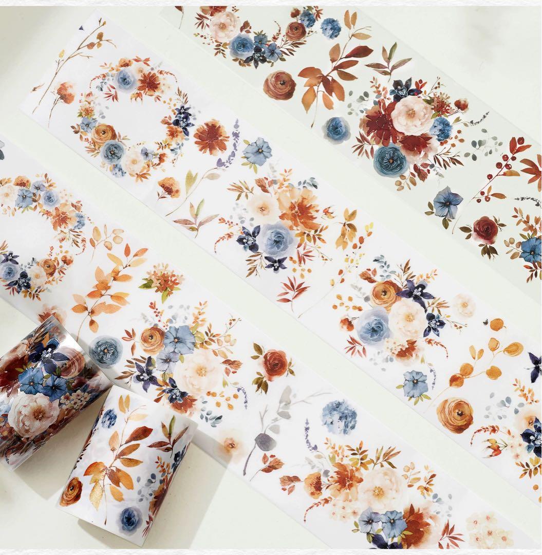 ⭐️SALE⭐️WT《与花邂逅》海外マスキングテープ　マステ