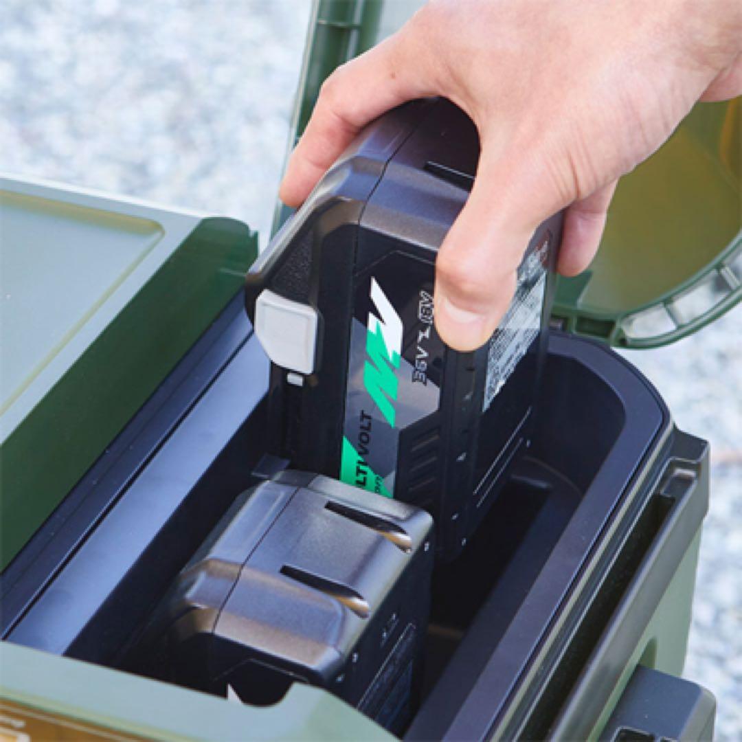 「サーモン」コードレス冷温庫 UL18DB(NMG相当)フォレストグリーン