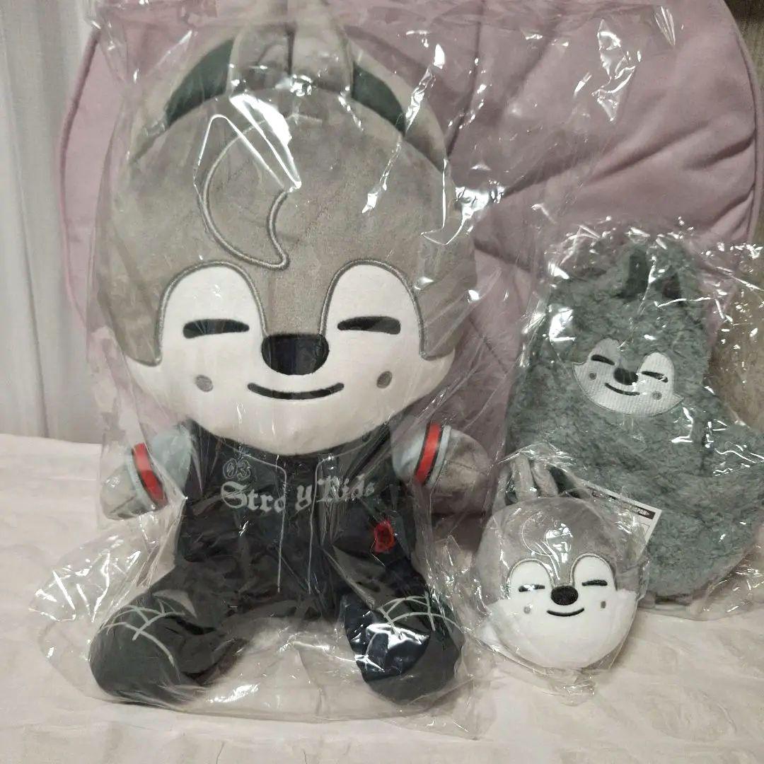 ウルフチャン　domin ATE JAPAN　BIGぬいぐるみ　手袋　マスコット