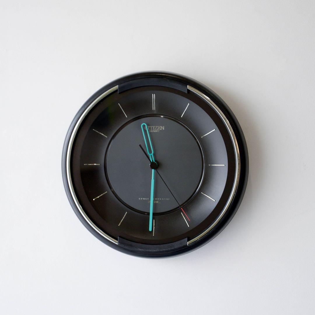 掛時計 ポストモダン　モダン　CITZEN