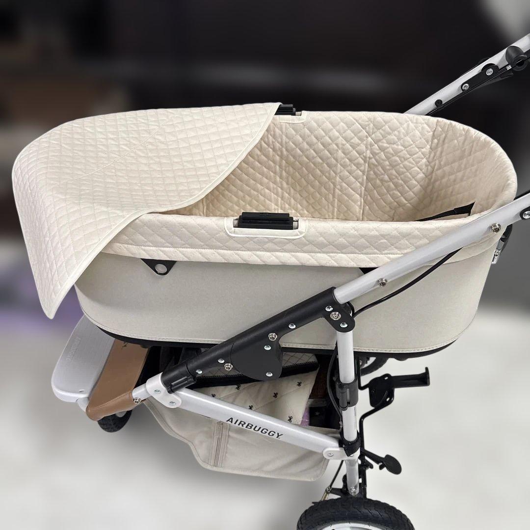 ハンドメイド製作　エアバギードーム3 (ラージサイズ)生成り色 2点セット