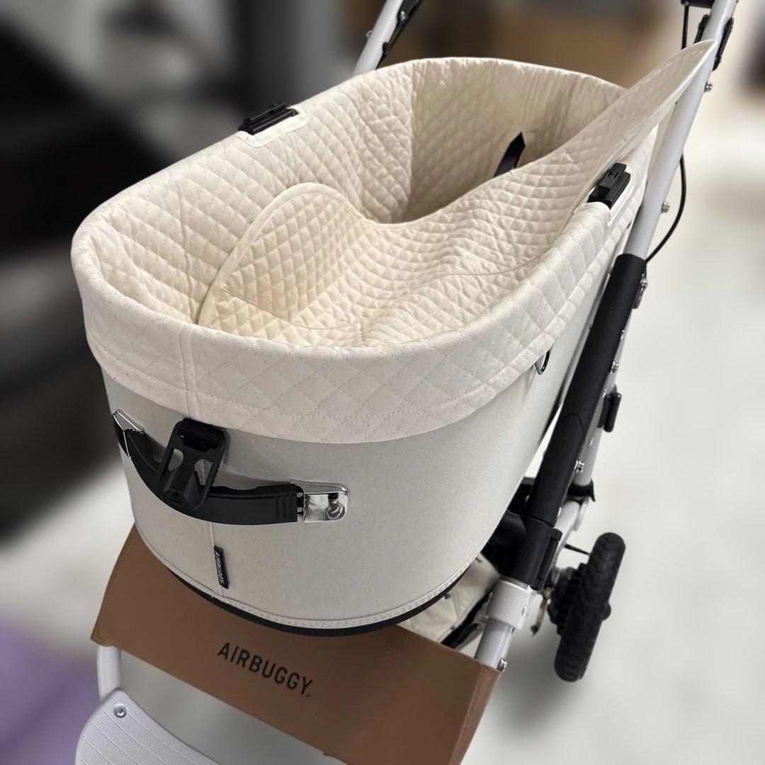 ハンドメイド製作　エアバギードーム3 (ラージサイズ)生成り色 2点セット