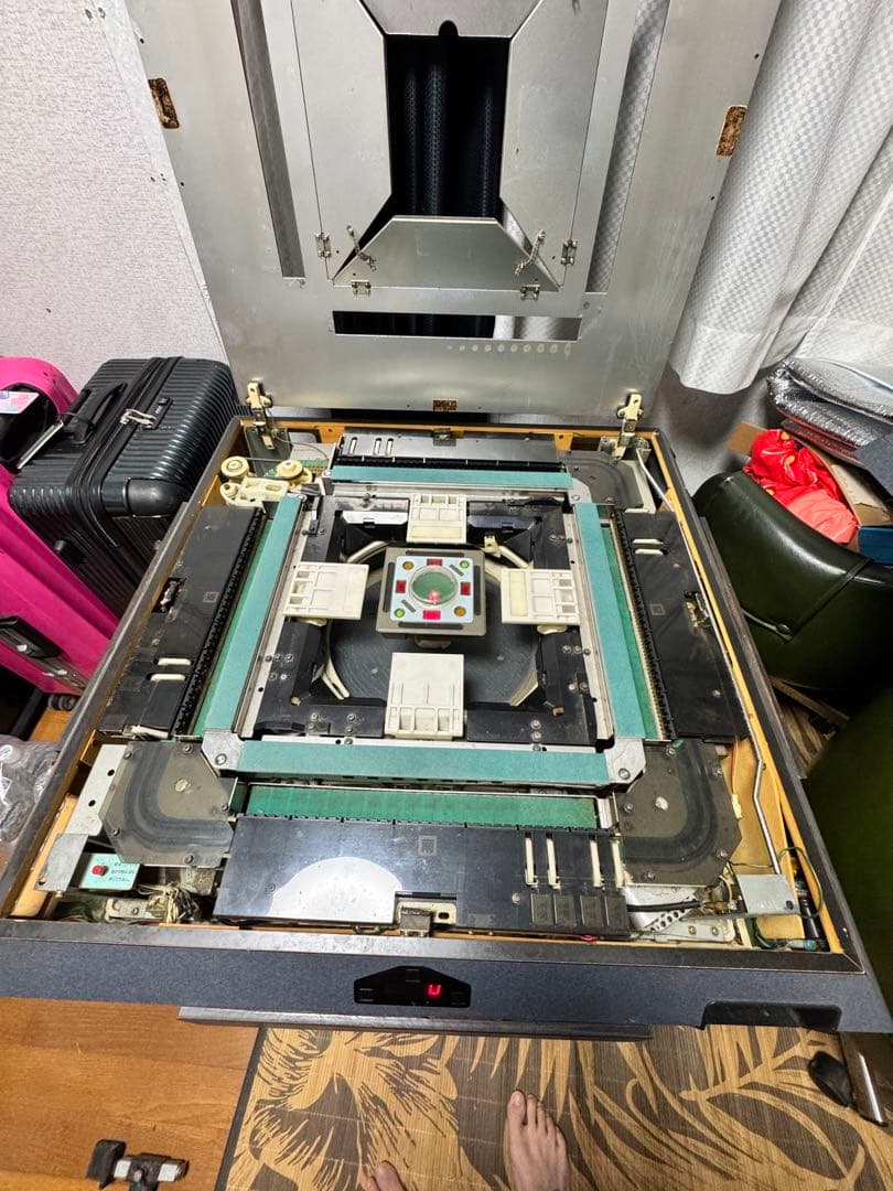 り*う様 電動麻雀卓 自動配牌機能付き　AM-9401A型　電元オートメーション