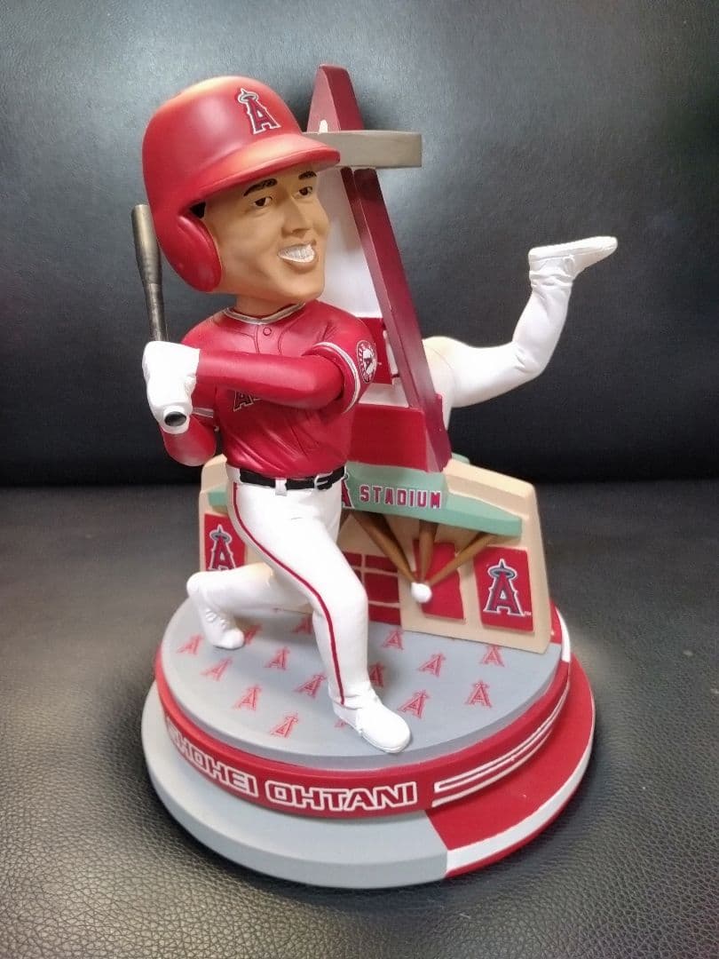 【最安値】960個限定 大谷翔平 二刀流　回転式ボブルヘッド エンゼルス希少品