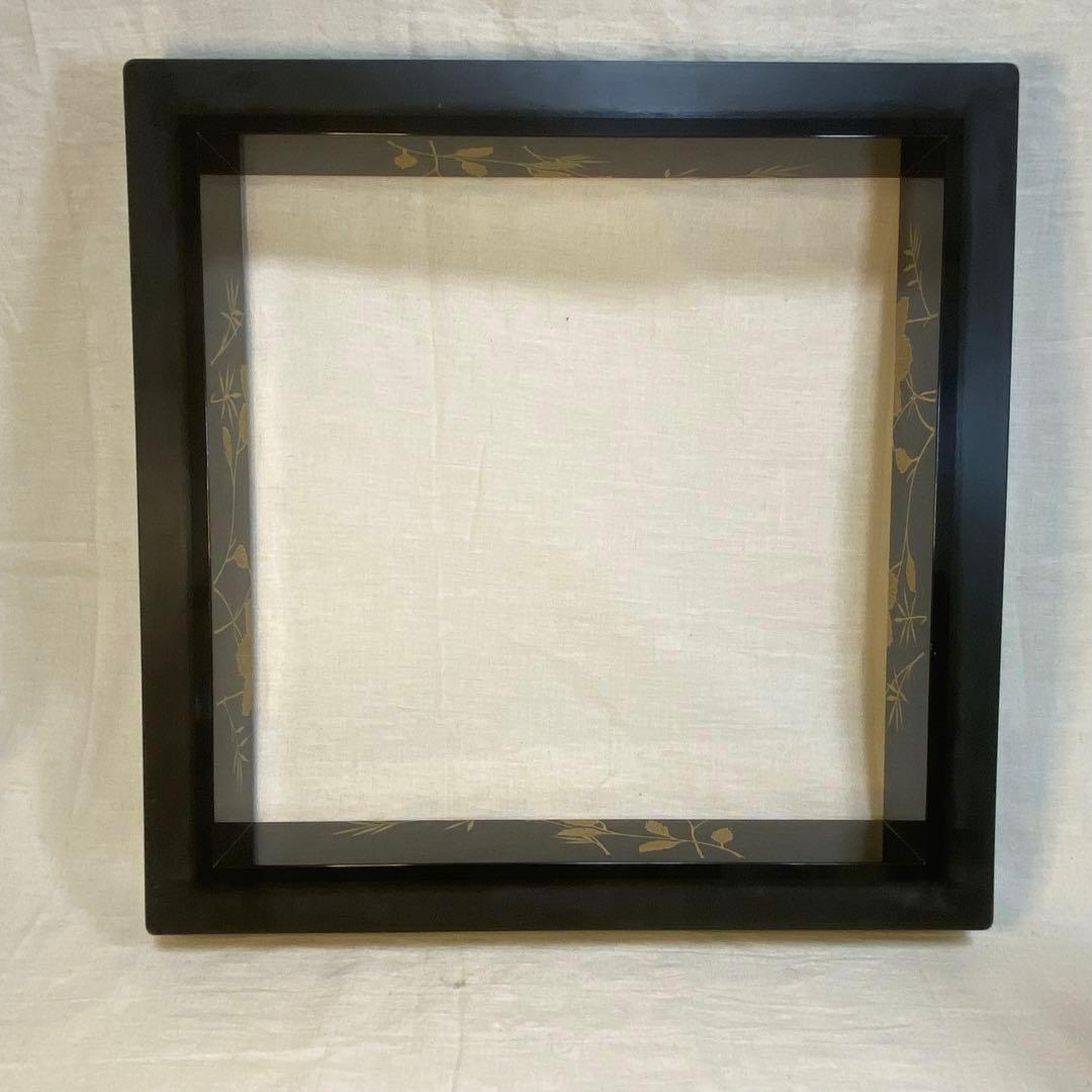 漆塗　炉縁　桐文　金蒔絵　祐哲　茶道具　茶道　共箱