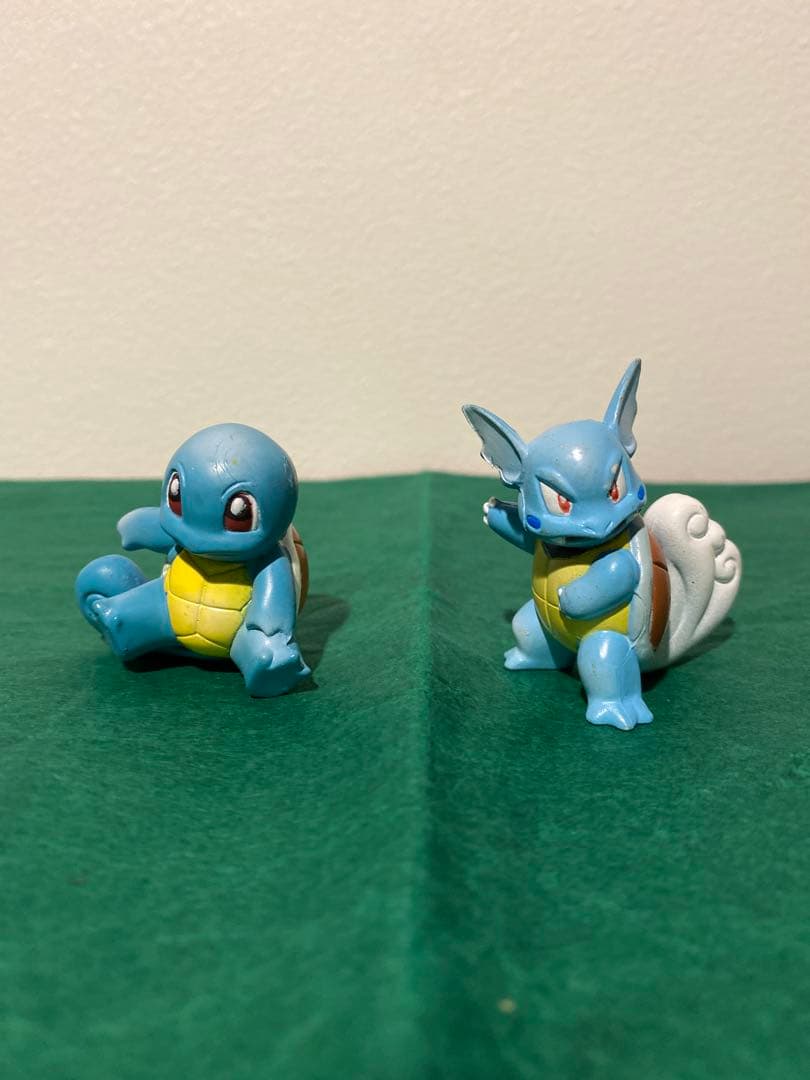 ポケモン モンコレ 初期 ゼニガメ　カメール　ポーズ違い　レア