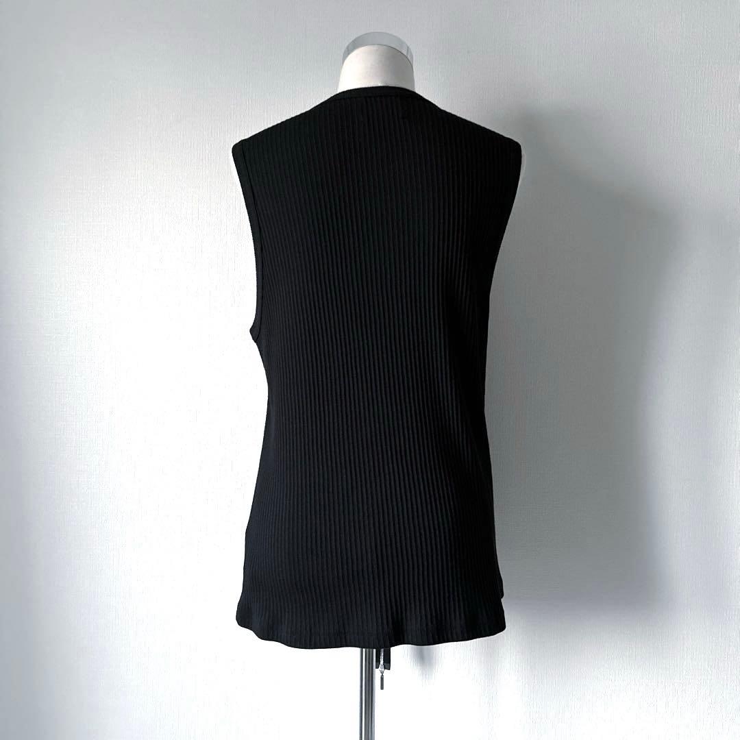 TAAKK 21ss ダブルジップ ノースリーブTシャツ / タンクトップ