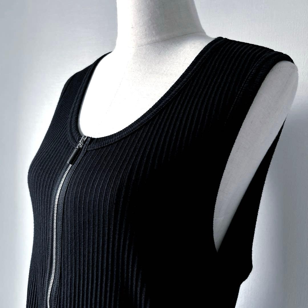 TAAKK 21ss ダブルジップ ノースリーブTシャツ / タンクトップ