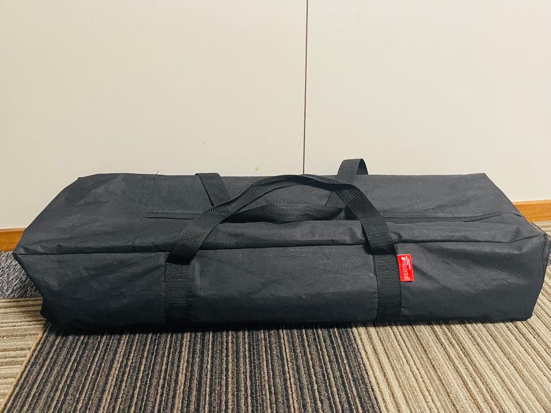 【良品】FIELDOOR ウッドロールトップテーブル 120cm