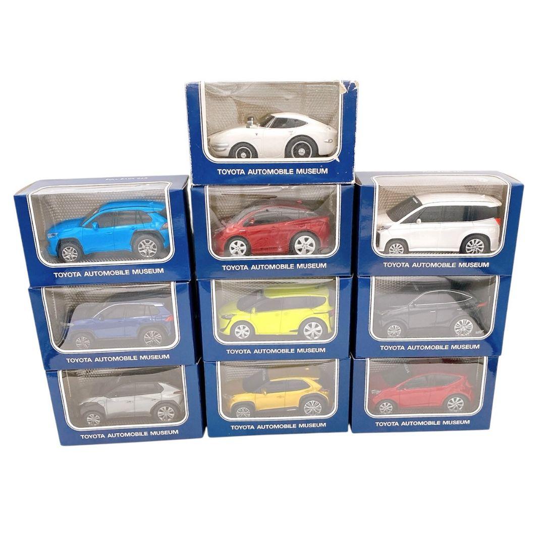 トヨタ博物館 オリジナル プルバックカー 10種セット TOYOTA ミニカー