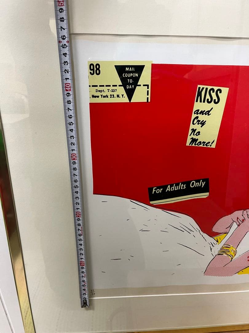 送料込み　Romain Slocombe シルクスクリーン　サイン　シリアル　額