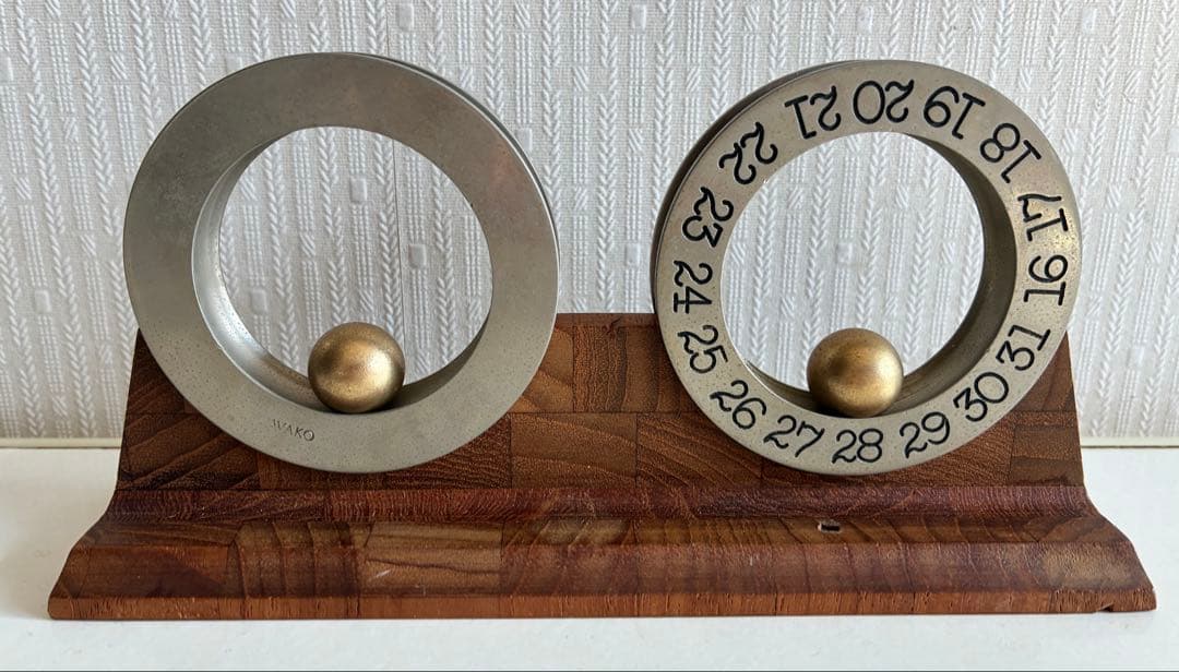 万年カレンダー (WAKOの刻印)