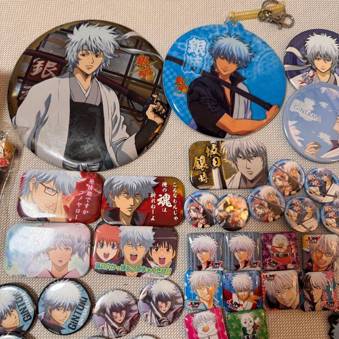 銀さん　銀魂 万事屋セット バッジ・