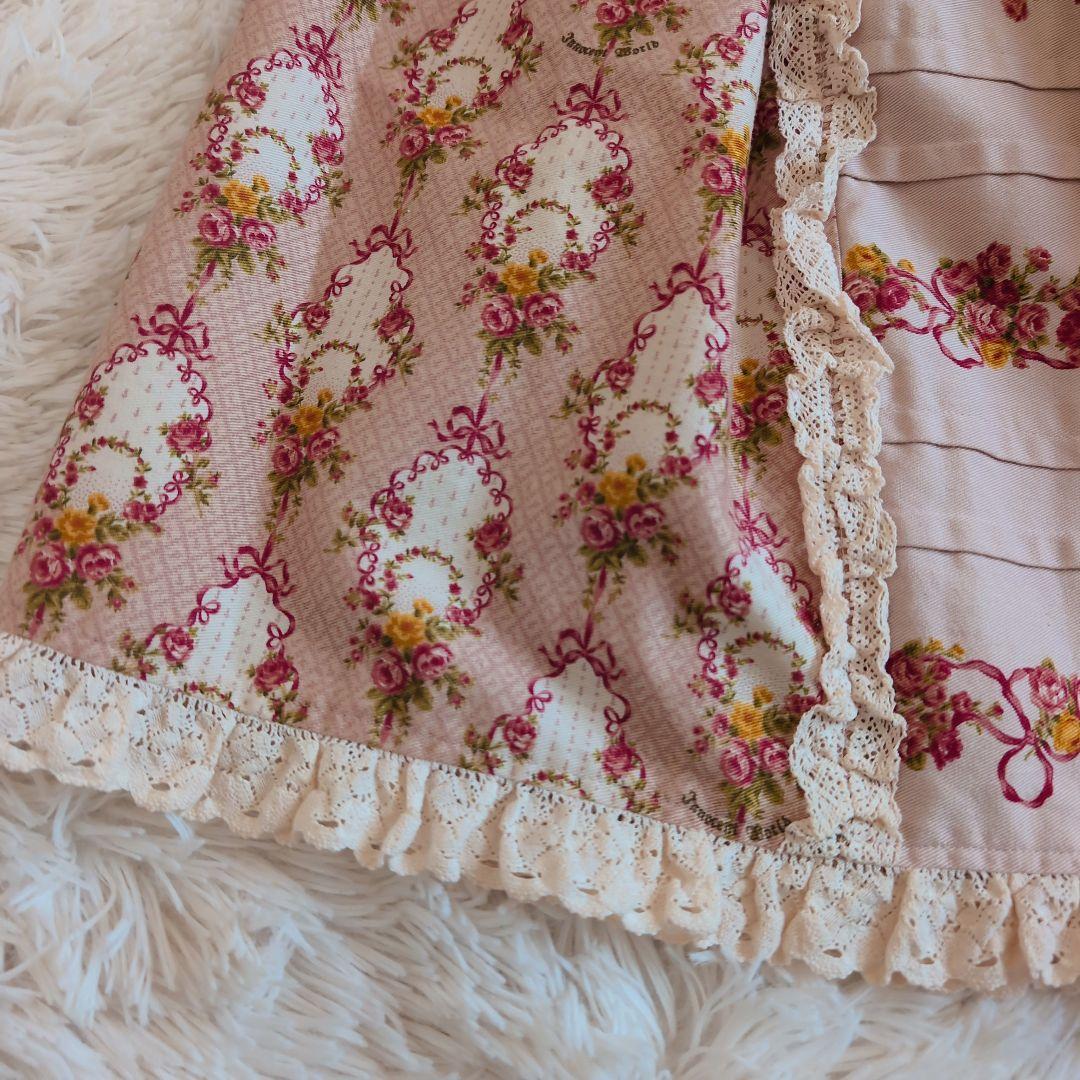 イノセントワールド　ポンパドゥール　スカート　フリル　ウエストリボン　ピンク