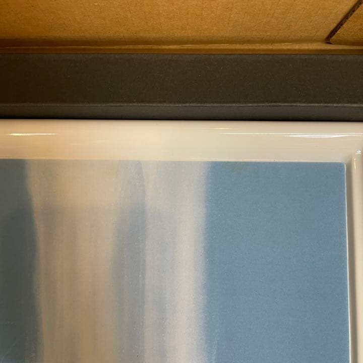 千住博 「Waterfall」ウォーターフォール 陶板画 彩磁プレート 深川製磁