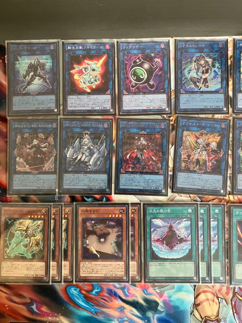 M∀LICE デッキ　メイン40+EX15＋サイド15 ホワイトラビットスリーブ