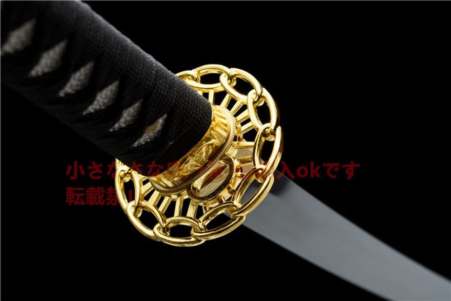 武具　刀装具　日本刀　模造刀   居合刀  【金鎖】