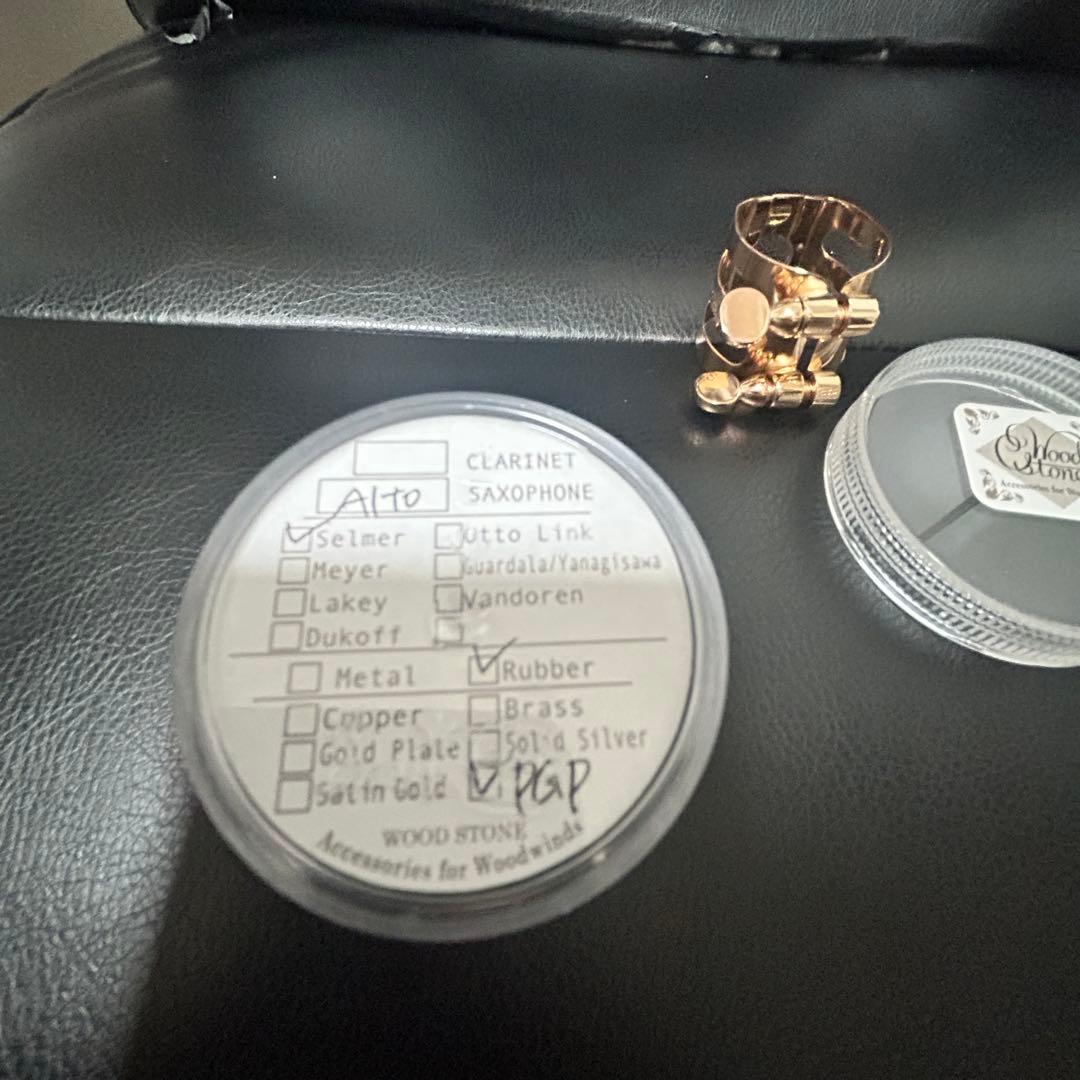 【美品PGP】ウッドストン　アルト　リガチャー　Cupper銅製