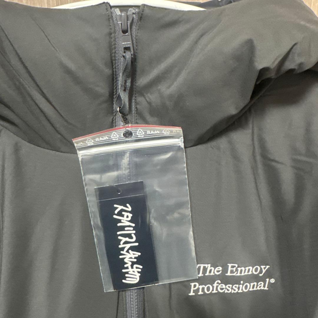 ENNOYスタイリスト私物 PADDED NYLON HOODIE (GRAY)