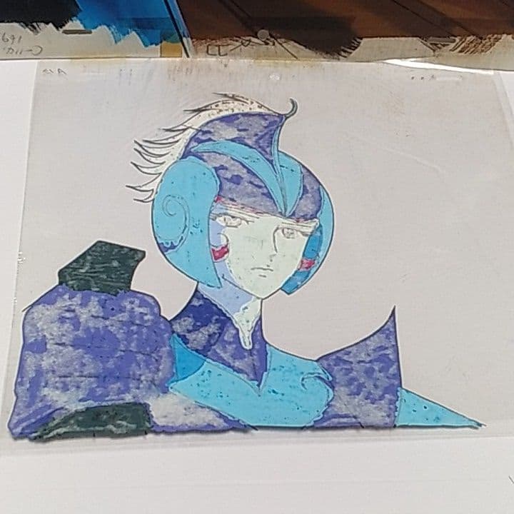 UFOロボ　グレンダイザー　ルビーナ　直筆背景付きセル画　荒木伸吾　姫野美智