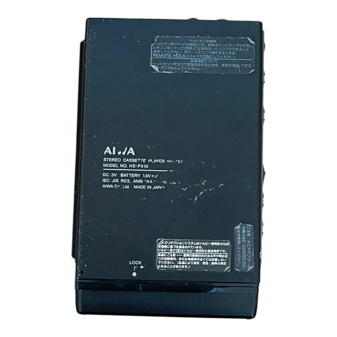 アイワ HS-PX10 カセットプレイヤー カセットボーイ 通電確認済 付属品有