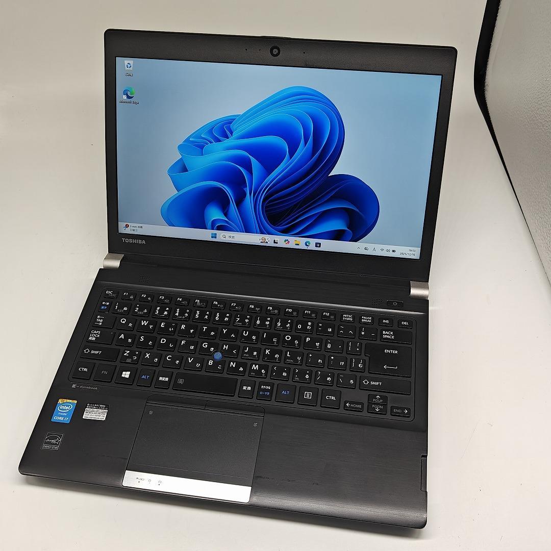【東芝】R73 高速i7 新品SSD256GB 8GB ブラック ノートPC