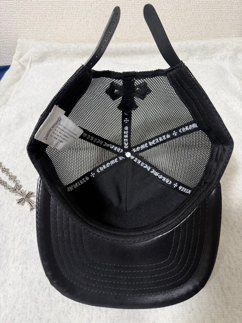 ブラックメッシュキャップ