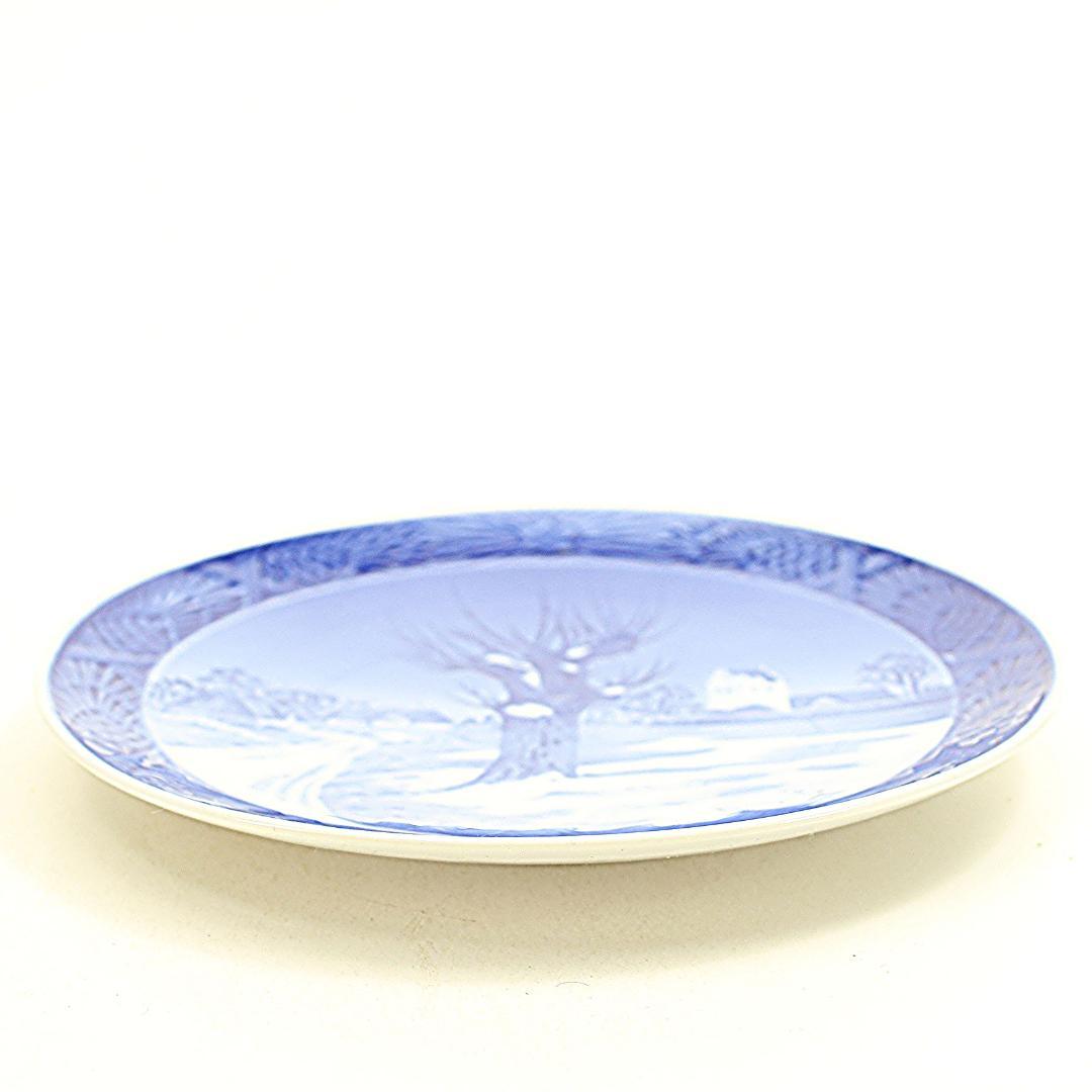 1944年「雪におおわれた景色と教会」イヤー プレート ロイヤル コペンハーゲン