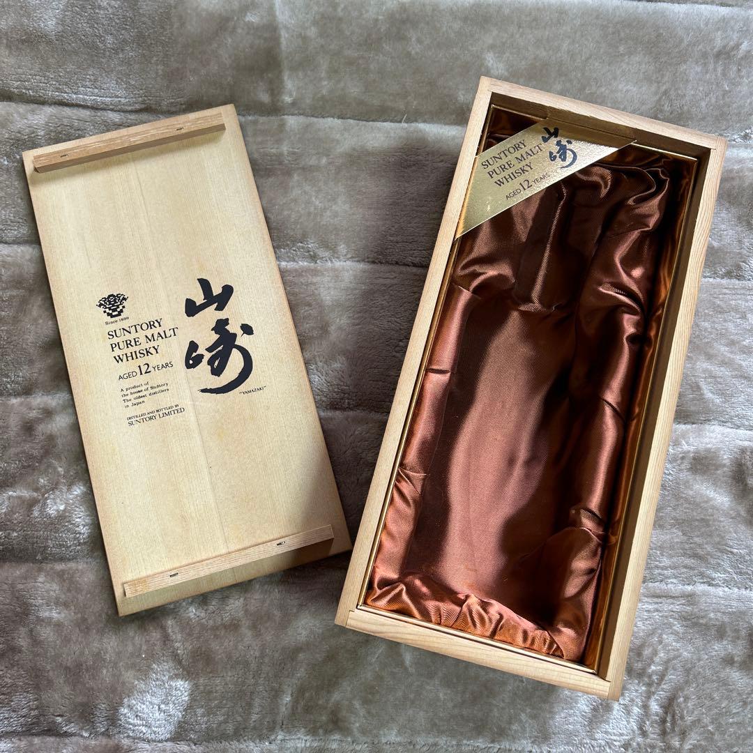 SUNTORY 山崎 12年 ウイスキー 空箱