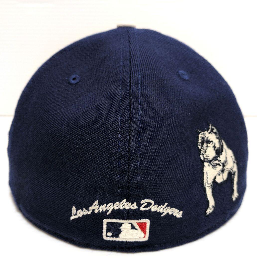 希少　ニューエラ LA ピットブル 　ロサンゼルスドジャース　61.5cm　刺繍