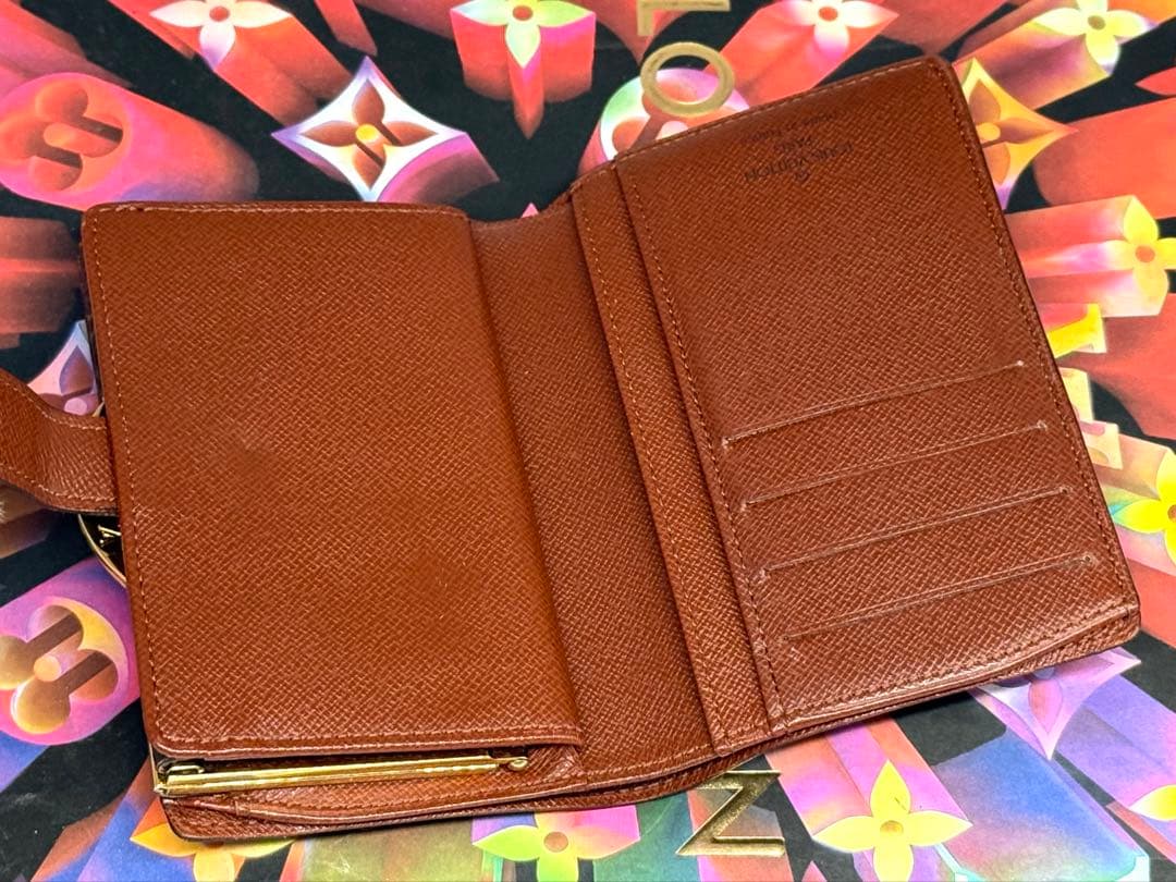 ルイヴィトン　モノグラム　ポルトモネ・ビエ　ヴィエノワ　がま口付き財布