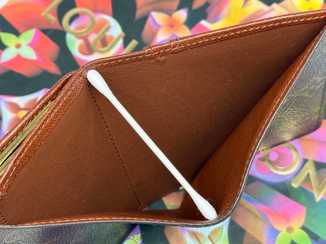 ルイヴィトン　モノグラム　ポルトモネ・ビエ　ヴィエノワ　がま口付き財布