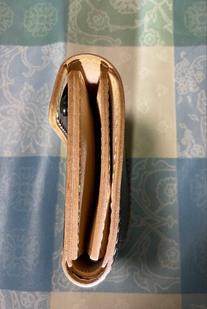 トラッカーウォレット　part5 ミドルサイズ　ミドルウォレット　黒　本革