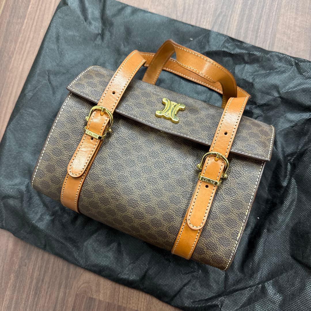 セリーヌ MC1412 トリオンフ マカダム 90s 箱・鑑定書付き 美品