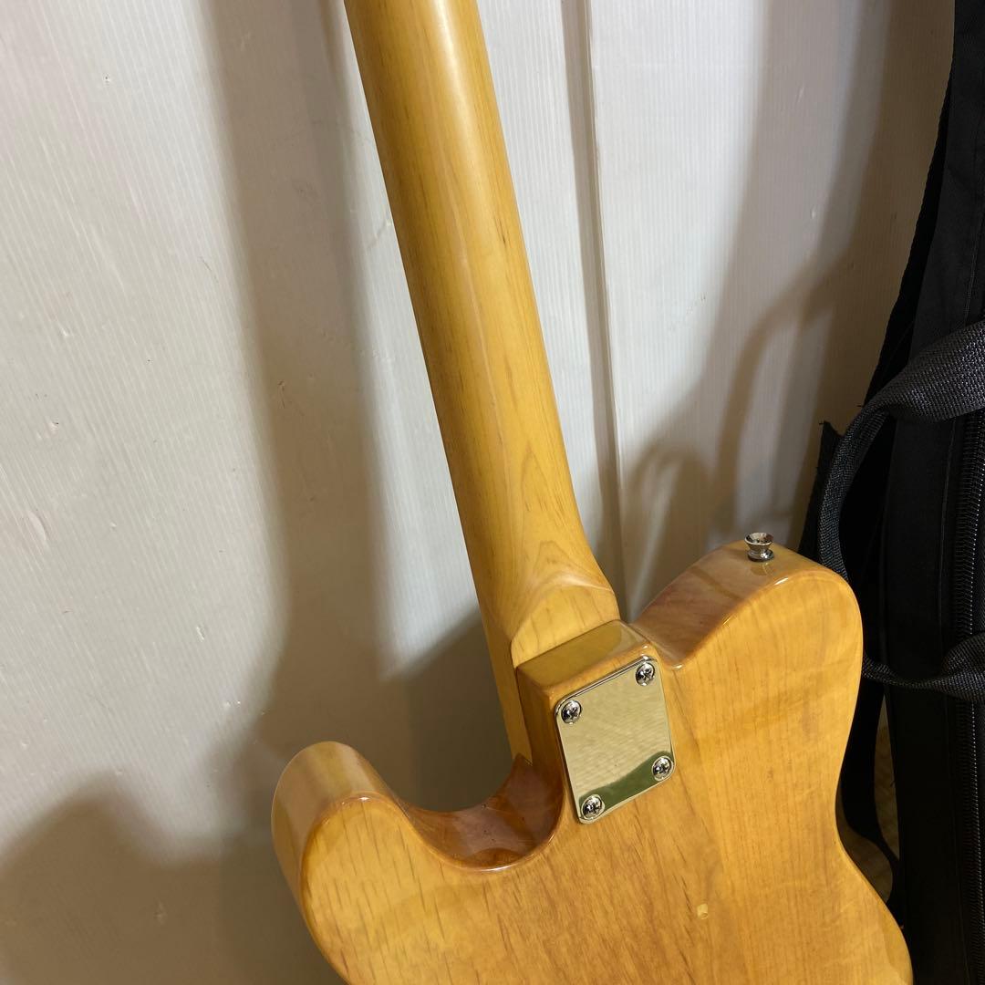 ノーブランド　テレキャスタータイプ エレキギター ギターケース付き