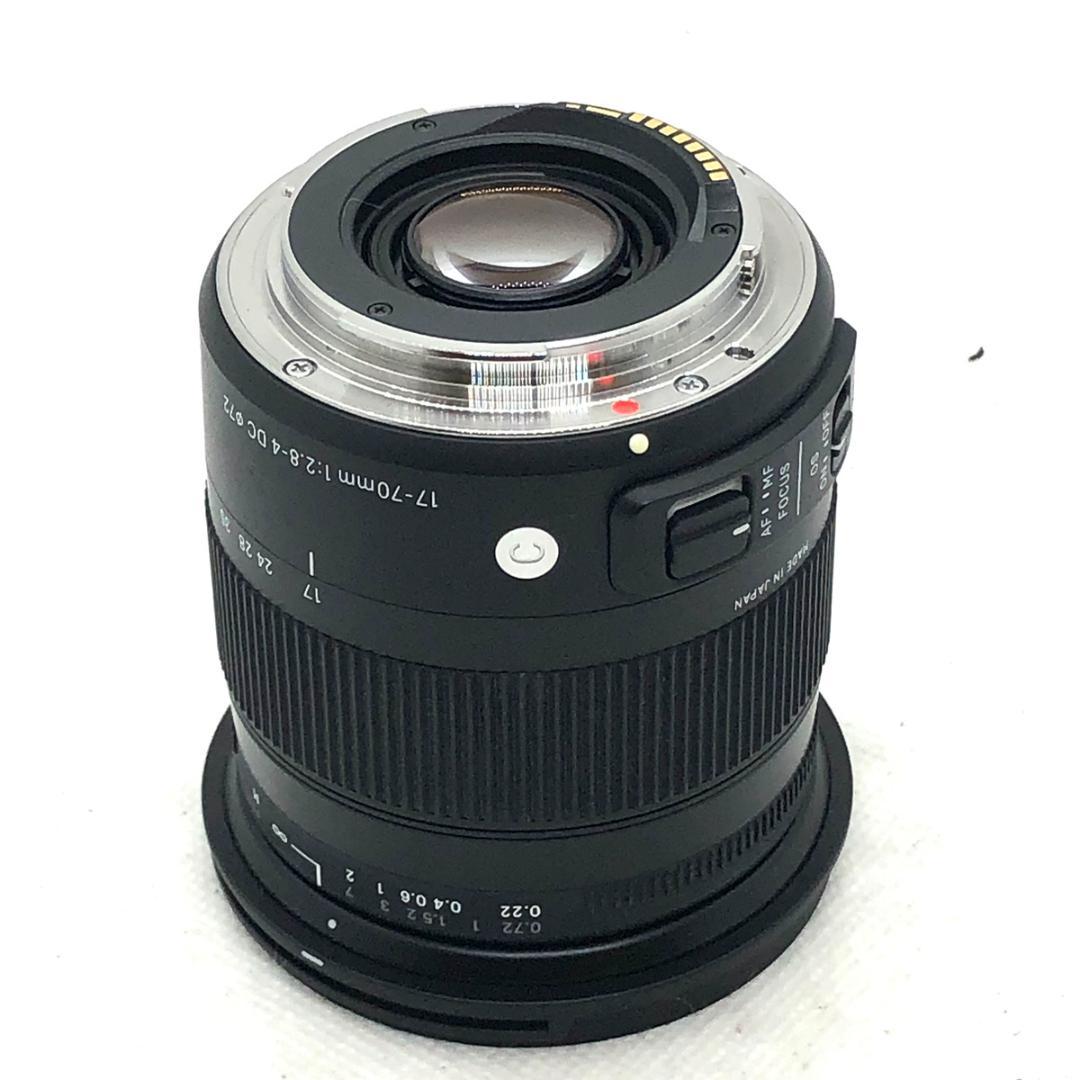 【C7112】美品 SIGMA Canon 17-70mm F2.8-4 DC