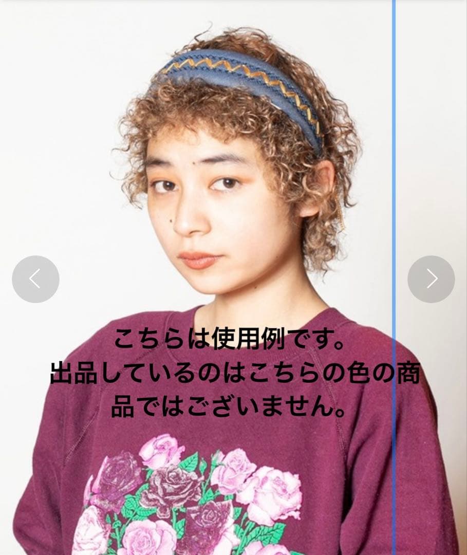 【新品未使用】CA4LA ZIGZAG ロゴ カチューシャ ミントグリーン　水色