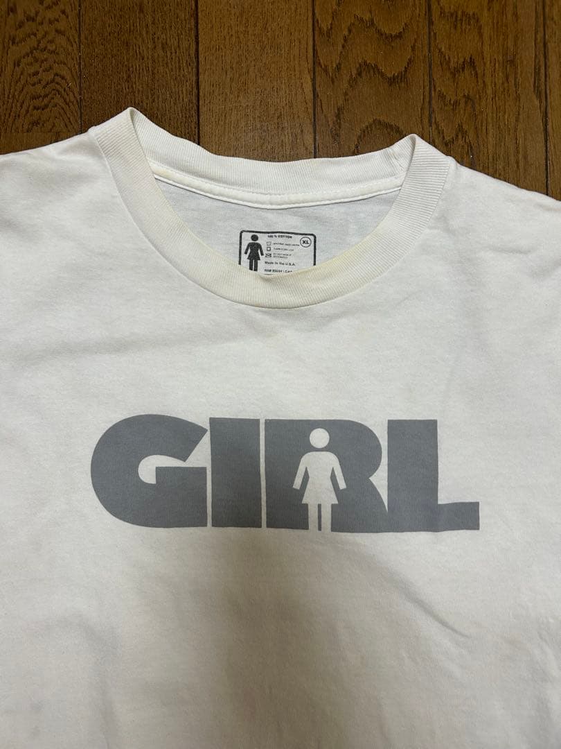 90s GIRL SKATEBOARDS Tシャツ　XL ホワイト