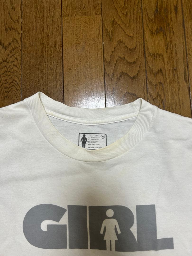90s GIRL SKATEBOARDS Tシャツ　XL ホワイト