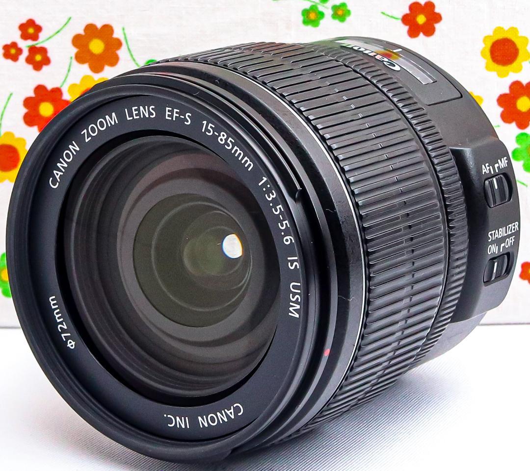 美品 Canon キャノン EF-S 15-85mm IS USM☆超広角レンズ