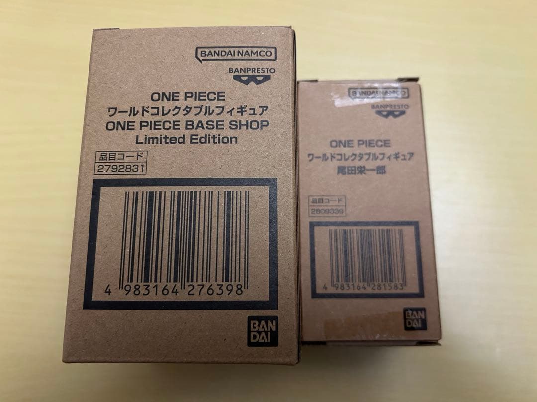 ワンピースベースショップ　ワールドコレクタブルフィギュア　ルフィ・尾田栄一郎