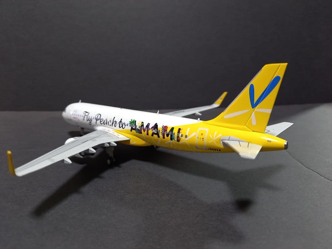航空機・ヘリコプター JC wings 1/200 peach A320 JA08VA