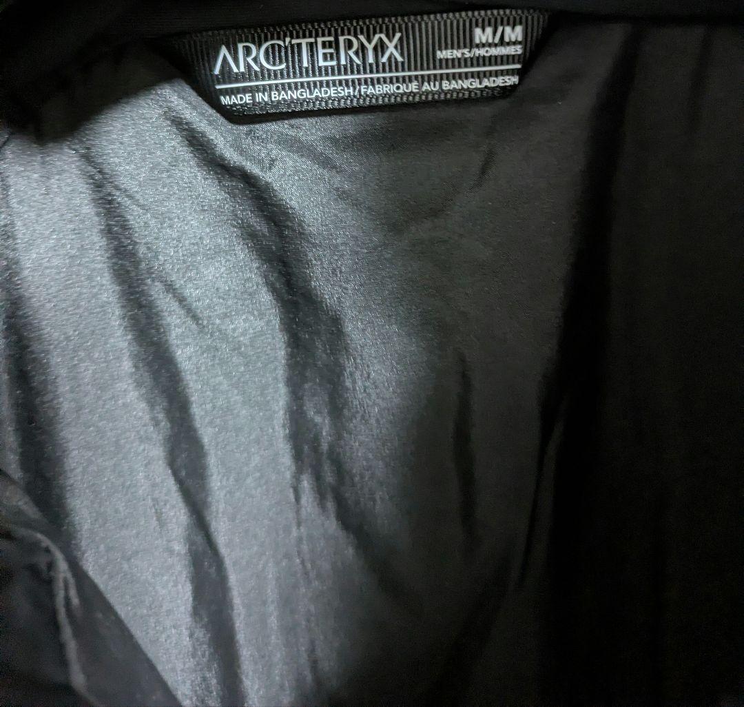ジャケット・アウター ARC'TERYX ATOM SV JACKET Black M 2025