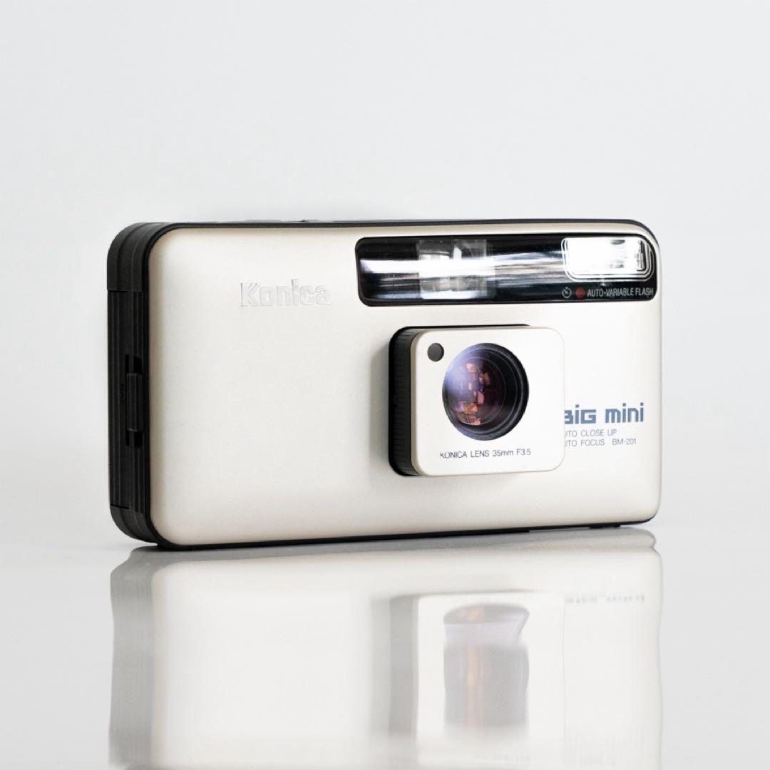 【完動品•動作良好•現像済】コニカ Konica Big mini BM-201