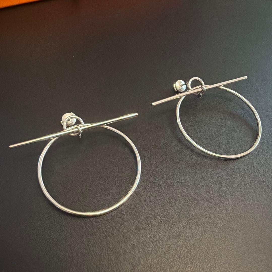 Hermès フープピアス