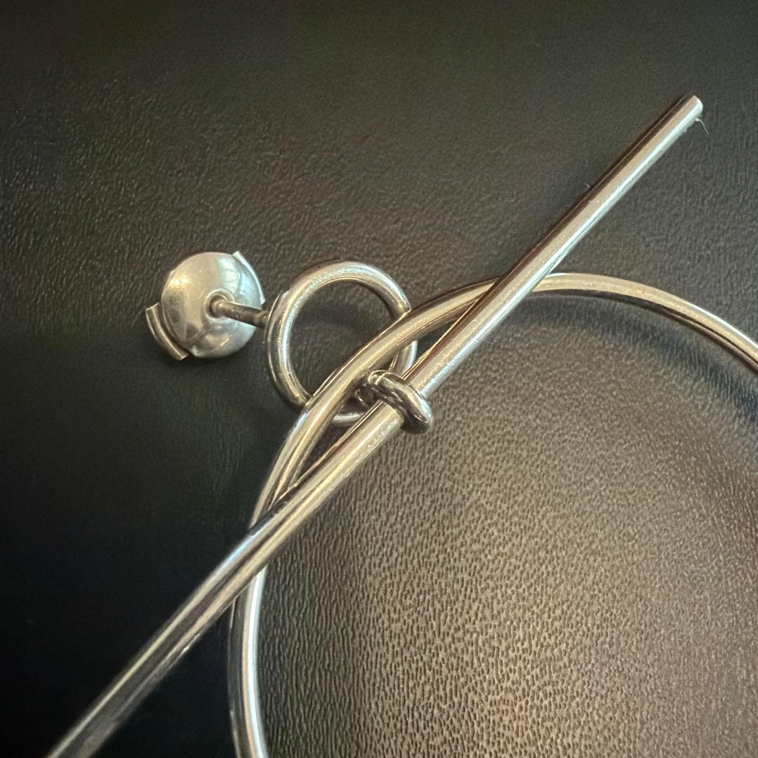 Hermès フープピアス