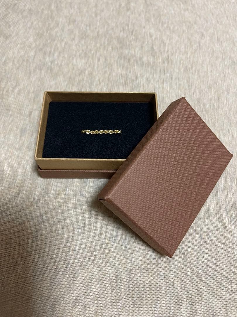 【1/23まで3日間限定値下げ】K18ゴールド チェーンリング 21号