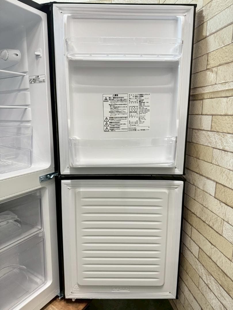 大阪送料無料★3か月保障付き★冷蔵庫★2024年★NTR-106BK★SR103