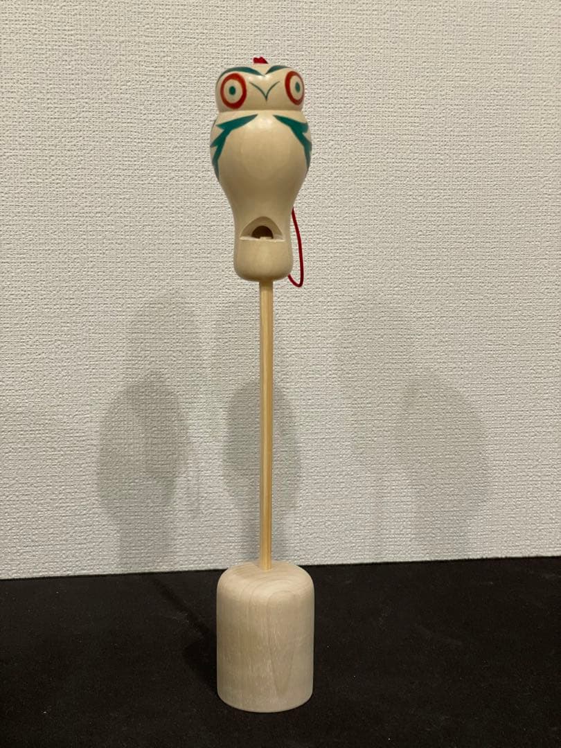 老舗髙亀　ミミズク　柳宗理デザイン　民藝運動　民芸　木製玩具　鳴子温泉　柳宗悦